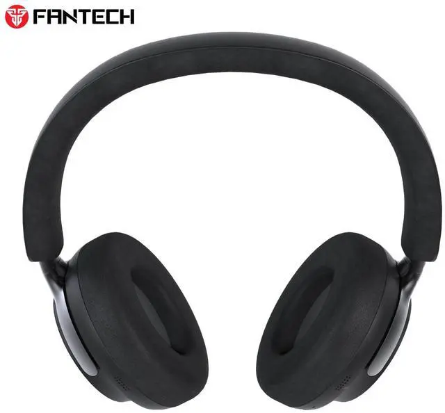 Alt view image 6 of 7 - FANTECH GO FLOW WH07A Black ANC Wireless Headset,AI Noise Reduction,35Hours Playback Time,Active Noise Cancelling,Dual-Mode Connection,Lightweight Design,Multi-Device Connection,BT/3.5mm TRS ,Black