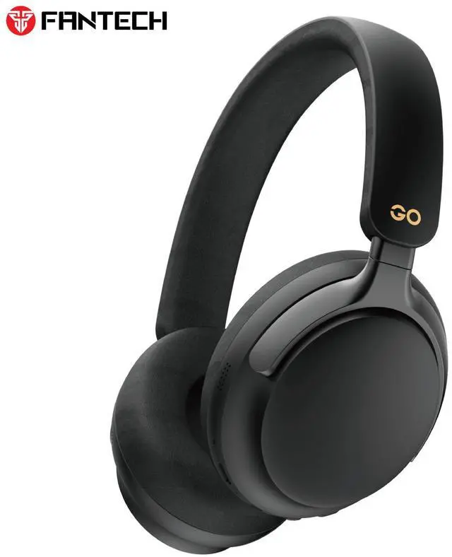 Main image of FANTECH GO FLOW WH07A Black ANC Wireless Headset,AI Noise Reduction,35Hours Playback Time,Active Noise Cancelling,Dual-Mode Connection,Lightweight Design,Multi-Device Connection,BT/3.5mm TRS ,Black