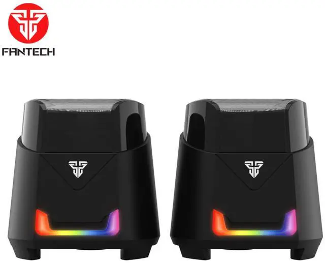 Main image of FANTECH HELLSCREAM GS205 Wired RGB Gaming Speaker,Bass Responance Memerane,45MM Driver,360 Surround,USB+3.5mm Plug, Black