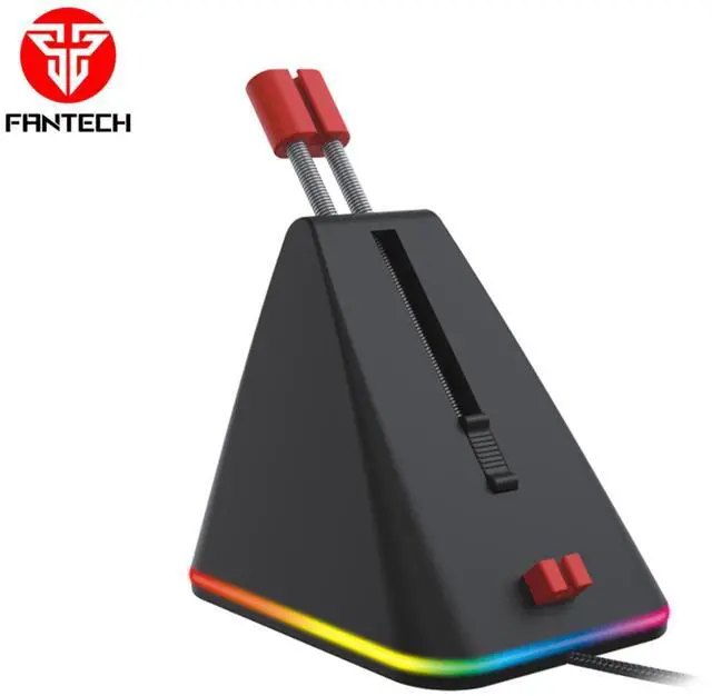 Alt view image 5 of 7 - FANTECH MBR01 Mouse Bungee ,9 step adjustable,110mm-150mm with OLED Screen, RBG Control,Extreme Stability and - Rubber Clip Compatible,black