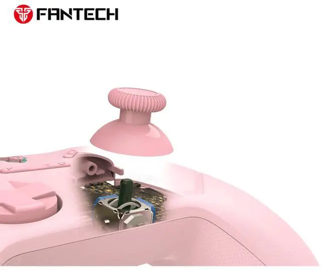 Alt view image 13 of 14 - FANTECH WGP135 SHOOTER III MULTI-PLATFORM GAMEPAD,2.4G DUAL MODE CONNECTIVITY,MOTION SENSOR,TIMED MACRO,HALL-EFFECT STICKS & TRIGGERS,Pink