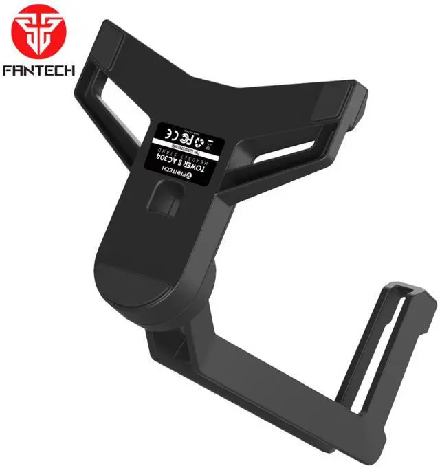 Alt view image 3 of 7 - FANTECH TOWER II AC304 Headset Stand,Durable Triangular Base,Added Weight For More Stabilization,Durable NON-SLIP Base,Black