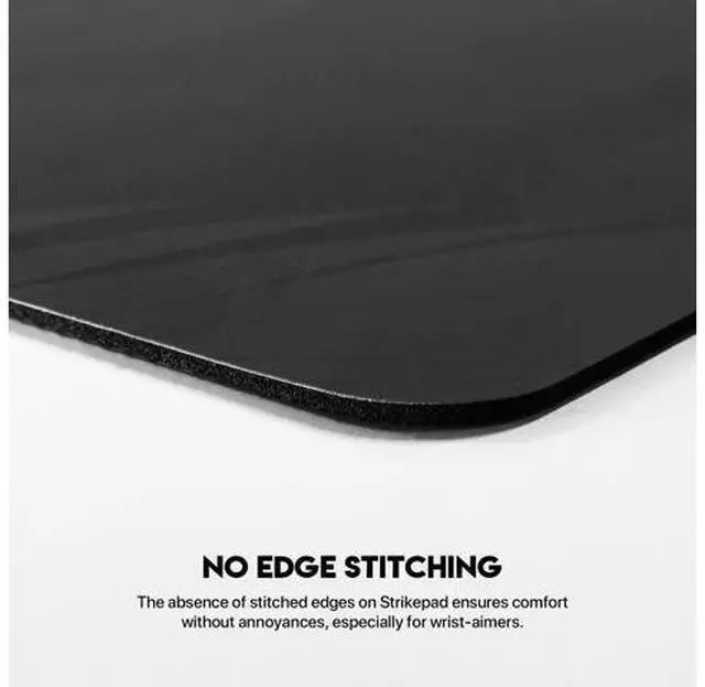 Alt view image 5 of 7 - Fantech STRIKEPAD MST491,Holographic Design, Herringbone Rubber Base, Liquid Resistant Surface (49cm × 42cm), Black