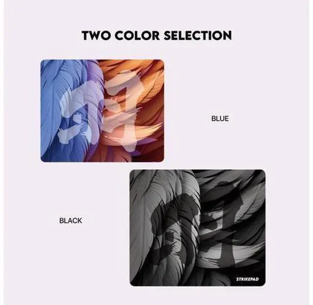 Alt view image 4 of 7 - Fantech STRIKEPAD MST491,Holographic Design, Herringbone Rubber Base, Liquid Resistant Surface (49cm × 42cm), Black