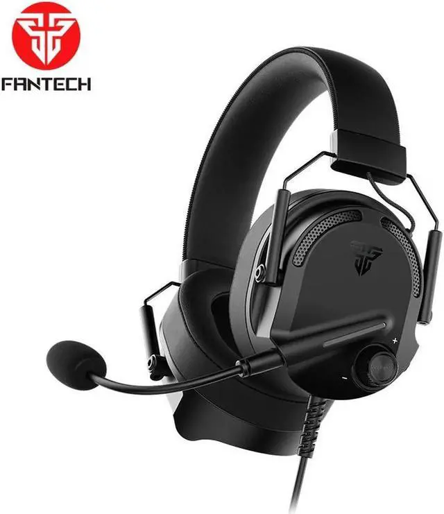 Alt view image 2 of 7 - FANTECH ALTO MH91 Multi-platform Gaming Headset, with Detachable Microphone Headphone, with 3.5mm Plug 50mm Drivers, Black