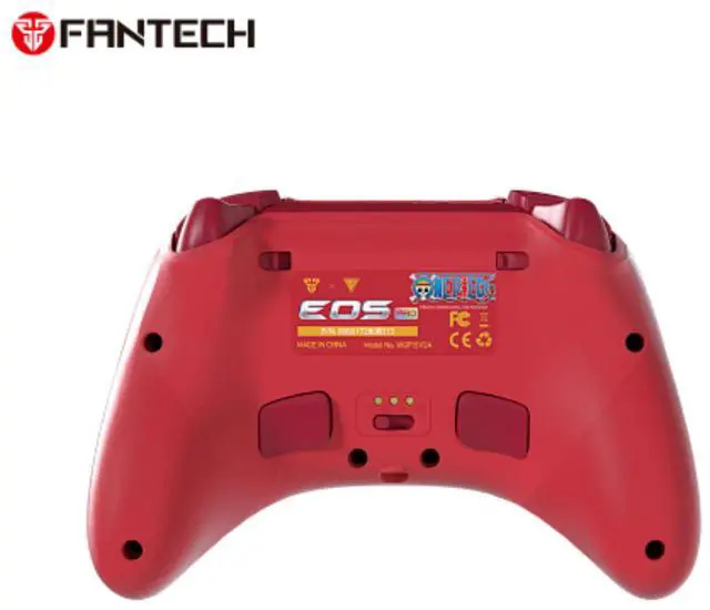 Alt view image 4 of 7 - FANTECH WGPI5V2A Luffy Gaming Xbox Controller, One Piece Edition, Wireless Tri-Mode (2.4G/Bluetooth 5.0/Wired),Hall Effect Trigger Buttons, Four-Level Vibration, 1000Hz Polling Rate, Red