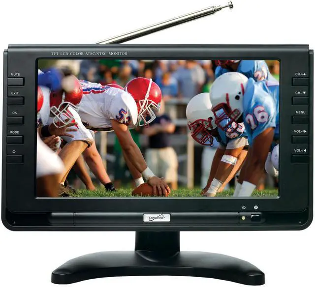 Main image of Supersonic 9 Inch Portable Rechargeable Digital LCD TV