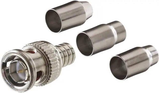 Main image of GEM by Triplett BNC Crimp On Connector, Male, 75 Ohm, 10 Pack