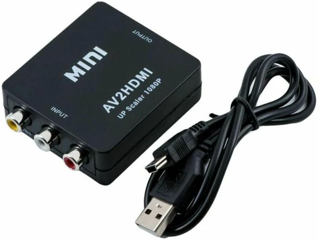Alt view image 4 of 7 - New AV to HDMI Converter For HDTV 1080P PS2 PS3 SKY 720P RCA Composite Adapter