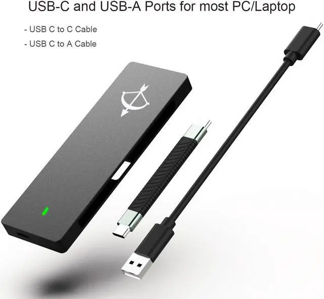 Alt view image 3 of 7 - GLOTRENDS M.2 22110 NVME Enclosure for M.2 Key-M NVME SSD (Sagittarius)