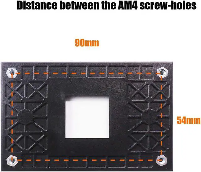 Alt view image 3 of 7 - CPU Cooler AM4 Bracket for AM4 Socket (X570/B550/A520/X470/B450/X370/B350/A320 Chipset)