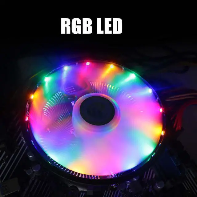 Alt view image 4 of 7 - CPU Cooler with Mounting Bracket for Intel Socket LGA1200/1150/LGA1151/LGA1155/LGA1156/LGA1356/LGA1366/LGA2011/LGA2011-3/LGA2066