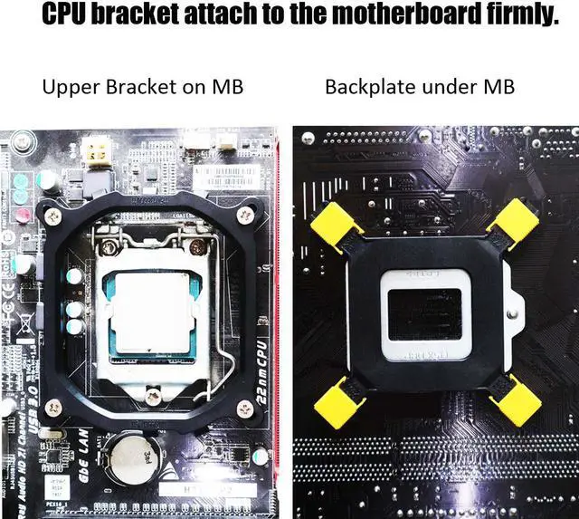 Alt view image 6 of 7 - CPU Cooler with Mounting Bracket for Intel Socket LGA1200/1150/LGA1151/LGA1155/LGA1156/LGA1356/LGA1366/LGA2011/LGA2011-3/LGA2066