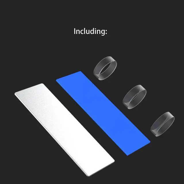 Alt view image 7 of 7 - GLOTRENDS M.2 Heatsink for 2280 M.2 SSD, Fit for Laptop Installation, 22x70x1mm Aluminum Body, Including Thermal Pad