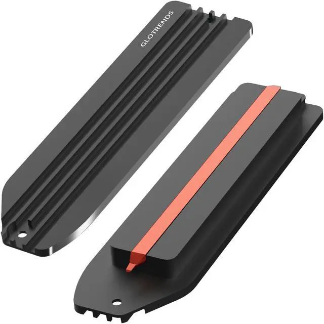Main image of GLOTRENDS PS5 SSD Heatsink with Copper Heatpipe and PS5 Screw for Playstation 5 Internal PCIe M.2 NVMe 4.0 Gen4 Gaming Memory Black