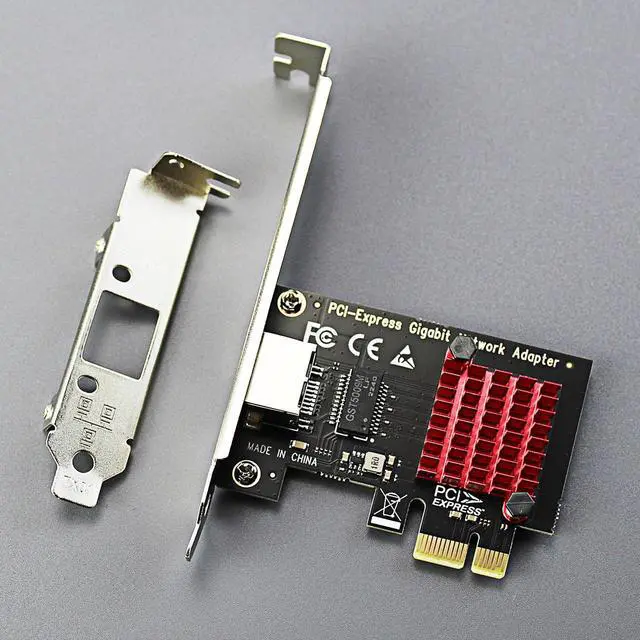 Alt view image 2 of 7 - GLOTRENDS LE8111H Gigabit PCIe Ethernet Network Card, RTL8111H Chip, RJ45 LAN Port, PCIe X1 Installation