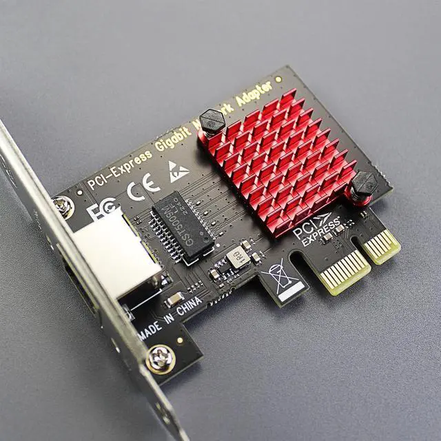 Alt view image 4 of 7 - GLOTRENDS LE8111H Gigabit PCIe Ethernet Network Card, RTL8111H Chip, RJ45 LAN Port, PCIe X1 Installation