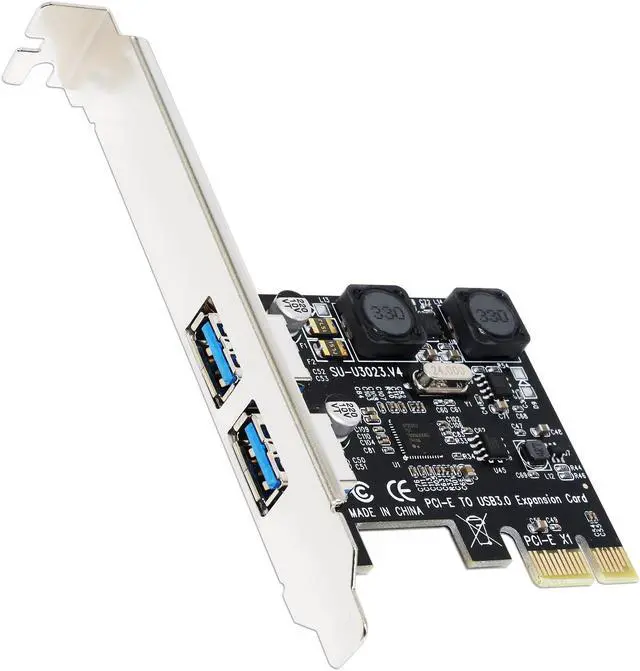 Main image of GLOTRENDS U3023 2-Port USB 3.0 Type-A 5Gbps PCIe Expansion Card for Intel, AMD, and ARM Platform, Compatible with Windows and Linux (Not Support Mac OS)
