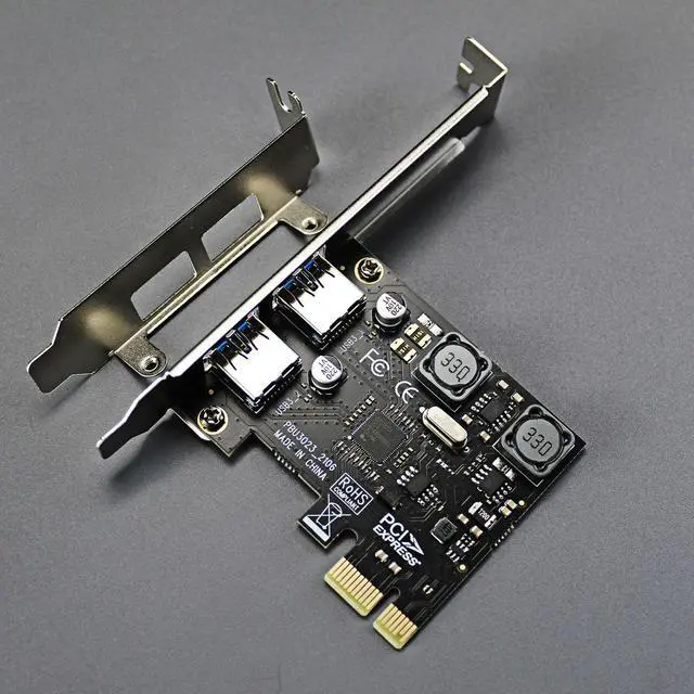 Alt view image 3 of 7 - GLOTRENDS U3023 2-Port USB 3.0 Type-A 5Gbps PCIe Expansion Card for Intel, AMD, and ARM Platform, Compatible with Windows and Linux (Not Support Mac OS)