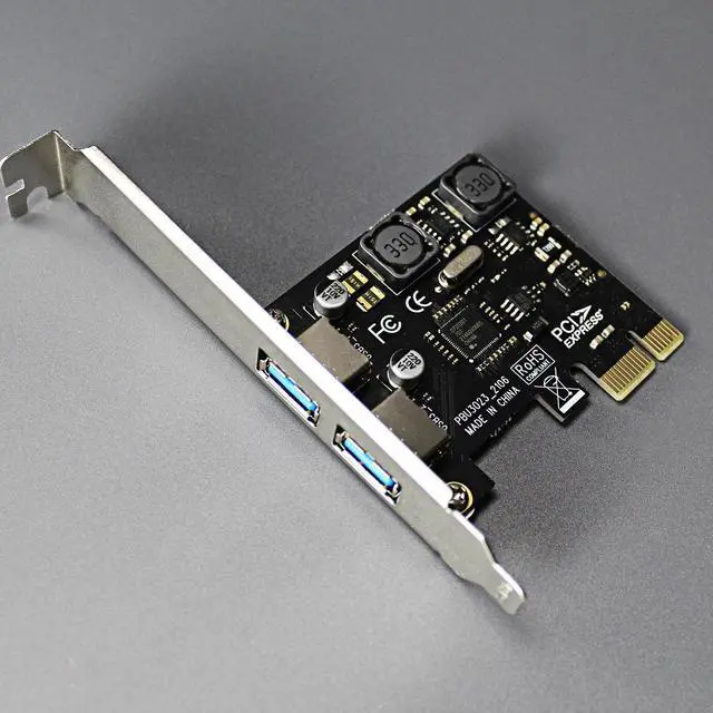 Alt view image 2 of 7 - GLOTRENDS U3023 2-Port USB 3.0 Type-A 5Gbps PCIe Expansion Card for Intel, AMD, and ARM Platform, Compatible with Windows and Linux (Not Support Mac OS)
