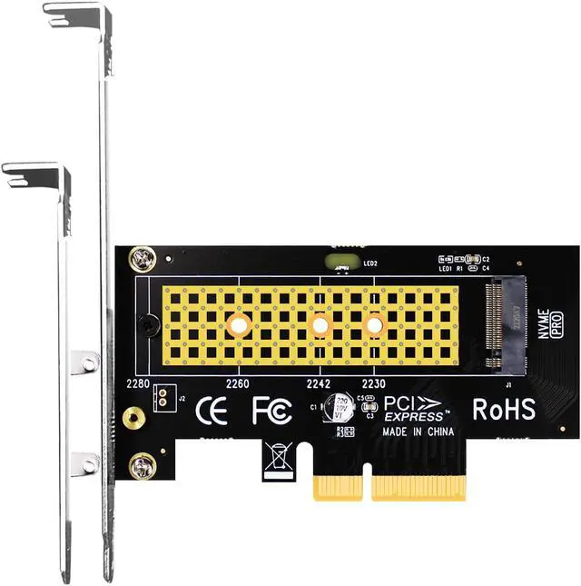 Main image of GLOTRENDS PA09 M.2 NVMe to PCIe 4.0 X4 Adapter for 2230/2242/2260/2280 M.2 NVMe SSD, PCIe X4 Installation