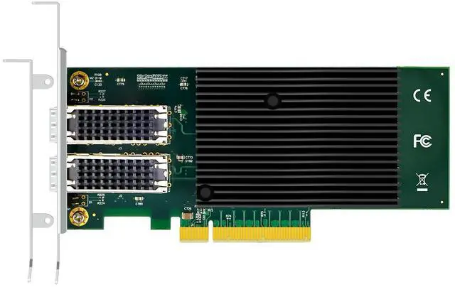 Main image of GLOTRENDS ST7218 2-Port 10G SFP+ Ethernet Network Card with Intel X710 Controller, PCIE 3.0 X8 Interface, Support Windows 11/10/Windows Server/Linux/ESX/VMware ESXi(Not Support Mac OS)