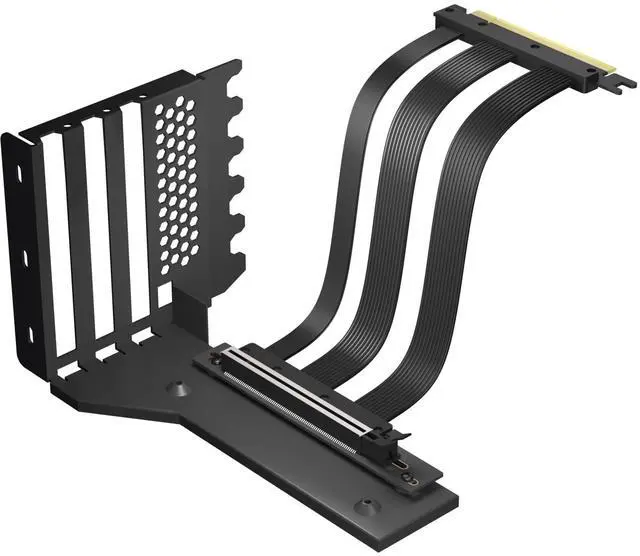 Main image of GLOTRENDS PCIE 5.0 Riser Cable with Vertical GPU Holder Bracket for 7 x PCI Baffle PC Tower Installation