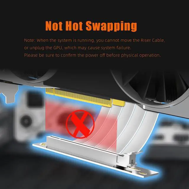 Alt view image 7 of 7 - GLOTRENDS 2-Slot GPU Support Bracket with 200mm PCIe 4.0 Riser Cable for GPU Vertical Mount, Compatible with RTX 40/30 Series and Radeon RX7000/RX6000 Series, PC Cases with Open PCI 7/8-slot Design