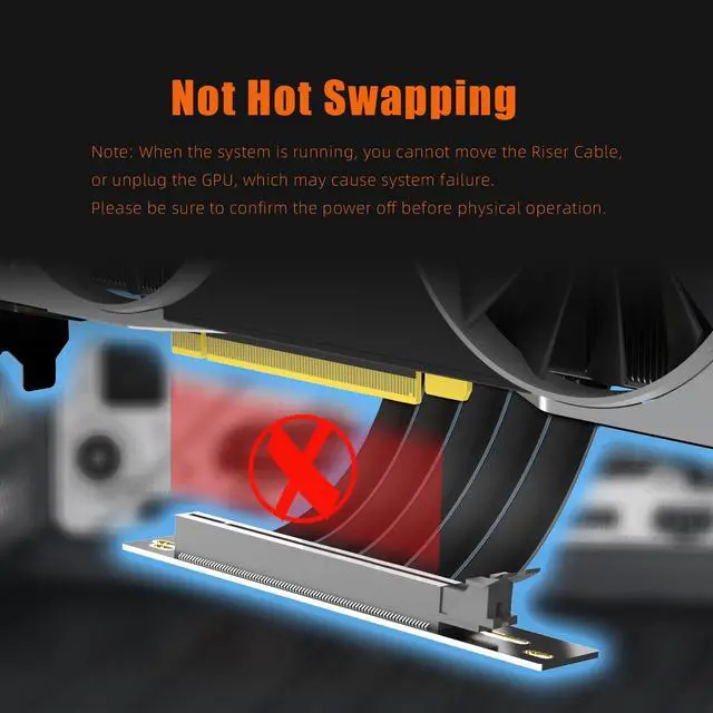 Alt view image 7 of 7 - GLOTRENDS 3-Slot GPU Support Bracket with 150mm PCIe 4.0 Riser Cable for GPU Vertical Mount, Compatible with RTX 40/30 Series and Radeon RX7000/RX6000 Series, PC Cases with Open PCI 7/8-slot Design