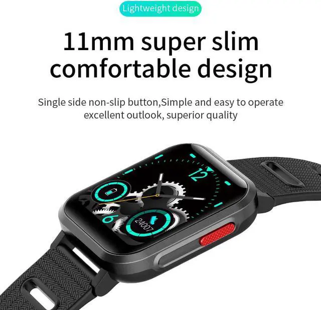 Alt view image 2 of 6 - Colorful Touch Screen Smart Watch Men Women Smart Bracelet Heart Rate Blood Pressure Monitor Sports Fitness Tracker Smartwatch for Android IOS