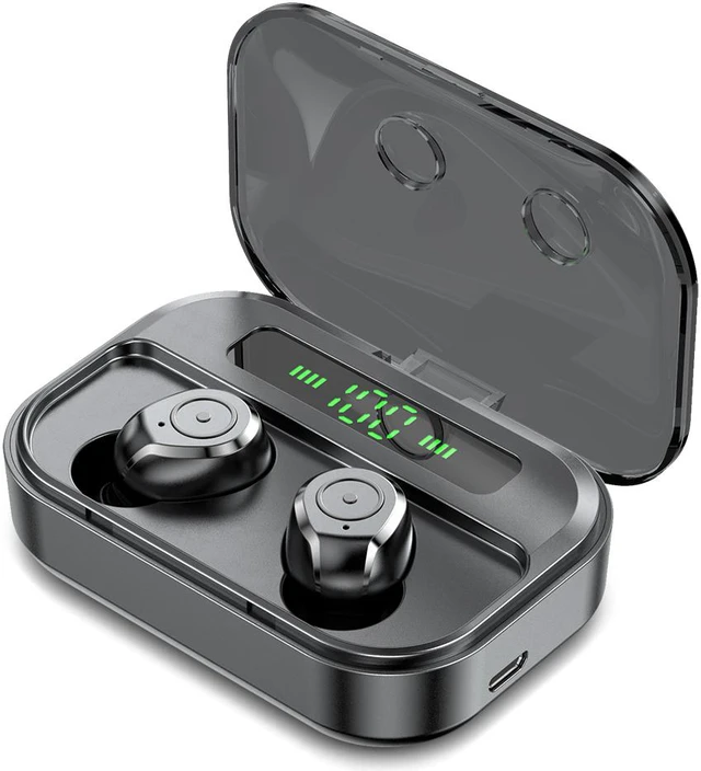 Main image of TWS Bluetooth 5.0 Earphones M7S Wireless Headphones Stereo Gaming Headset Mini Earbuds 1500mah charging Box Black