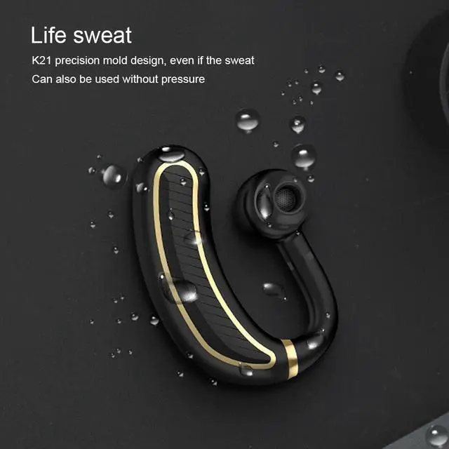 Alt view image 4 of 7 - K21 300mAh Wireless Bluetooth Headphone Headset Stereo Super Bass Earphone Earbuds Microphone