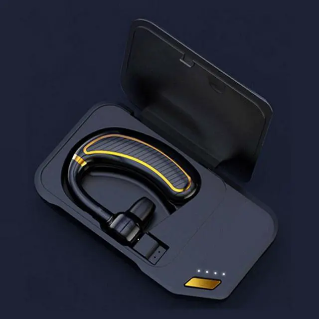 Alt view image 3 of 8 - K21 Business Bluetooth Headset Wireless Hanging Ear Stereo Waterproof Long Standby Earhook Bluetooth Earphones With 800 mAh Charge Bank