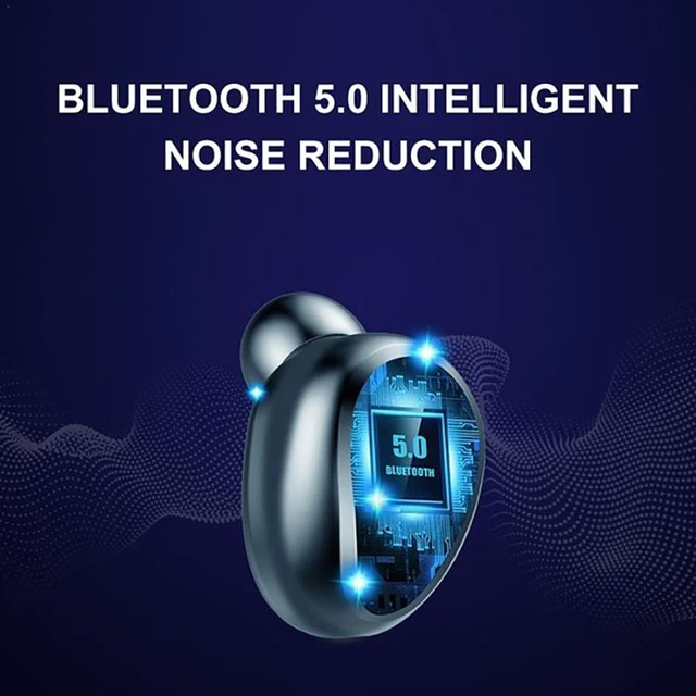 Alt view image 3 of 8 - Earphones Bluetooth Wireless Headphones Sport In Ear TWS Gaming Headset Noise Cancel True Wireless Earbuds with Mic for Iphone Samsung Sony