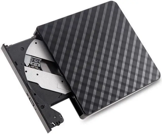 Alt view image 6 of 8 - Corrugated External USB 3.0 High Speed Slim DVD Burner Optical Drive For Any Laptop Desktop Writer Player Portable for PC Mac OS Windows 10 7 8 XP Vista