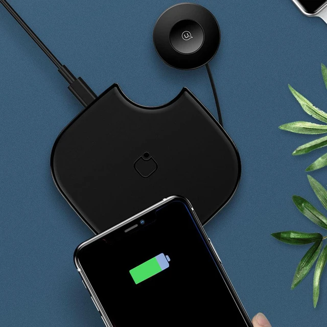 Alt view image 3 of 8 - 2 In 1 Mobile Phone Fast Charging Charger Station Stable Wireless Auto Induction For Universal IPhone 10W 7W 5W Magnetic Charger For iWatch 2W