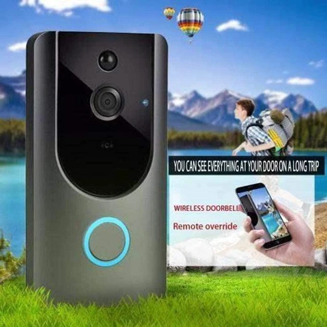 Alt view image 5 of 8 - M2 Wireless Visual Smart Doorbell Alarm WiFi Mobile Phone Remote Monitoring Kits With Rechargeable Battery And Battery Charger