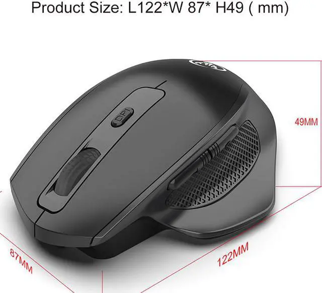 Alt view image 6 of 8 - Rechargeable 2.4G Wireless Mouse 6 Buttons Gaming Mouse for Gamer Laptop Desktop PC USB Receiver Micro Switch Button