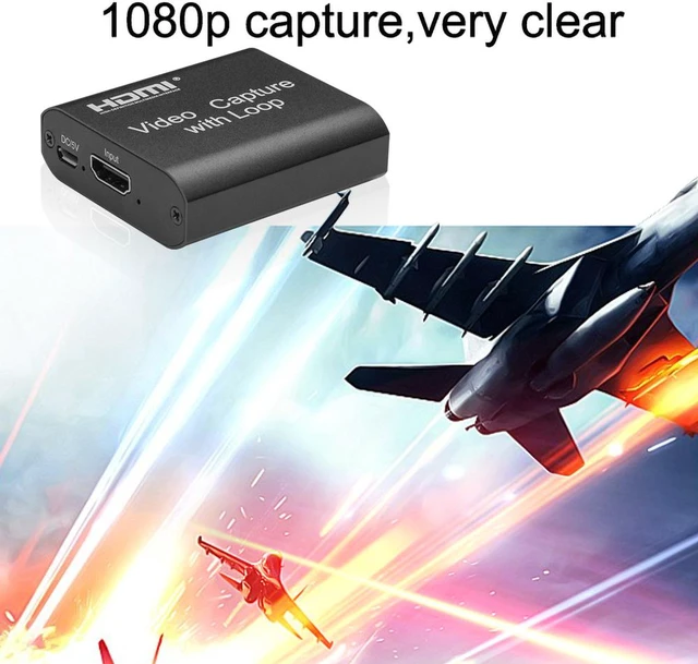 Alt view image 5 of 8 - 4K HDMI Capture Card USB 2.0 1080P Grabber Phone Video Capture with Loop Output Game Recording Device For Youtube Live Streaming PS4 IOS Phone HDV XBox one