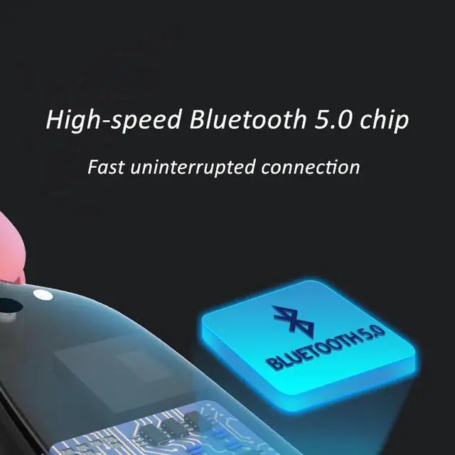 Alt view image 5 of 8 - Wireless Bluetooth 5.0 Earphones Stereo Earbuds Hifi 9D Sports Headphone Power with Micro TF-card Wholesale Noise Cancelling Longer Battery Life
