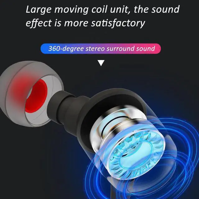 Alt view image 3 of 8 - Wireless Bluetooth 5.0 Earphones Stereo Earbuds Hifi 9D Sports Headphone Power with Micro TF-card Wholesale Noise Cancelling Longer Battery Life