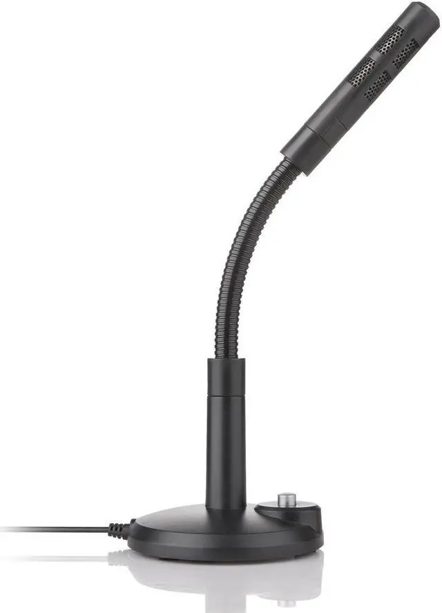 Alt view image 3 of 6 - M03 Computer Microphone 3.5 Jack Laptop Desktop PC Computer Stand Microphone