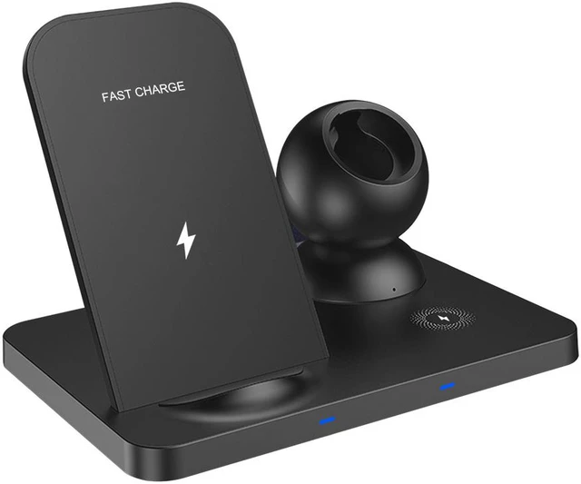 Main image of 3 in 1 Wireless Charger for Apple Watch 6 5 4 3 2 AirPods Pro 15W Qi Fast Wireless Charging Dock Station For iPhone 12 11 XS XR X 8