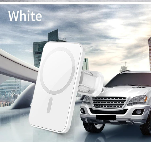Alt view image 7 of 8 - Car Mount Wireless Charger with MagSafe for iPhone 12/12 Pro/12 mini/12 Pro Max