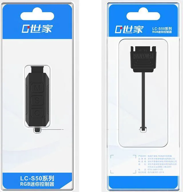 Alt view image 7 of 7 - 5V 3Pin ARGB Line Controller SATA Powered 3 Button LED Controller Cable Adapter for Computer PC Light Strip,Water Cooler Radiators,RGB Fan