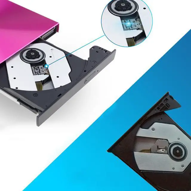 Alt view image 6 of 8 - USB 3.0 External DVD Burner DVD-RW CD-ROM Player Slim Portable Optical Drive For MacBook Laptop/Windows Notebook