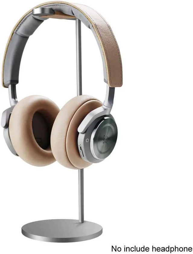Main image of Aluminum Headphone Stand Rack Sturdy Non-Slip Metal Gaming Headset Earphone Holder Hanger Mount with Solid Base for Table Desk