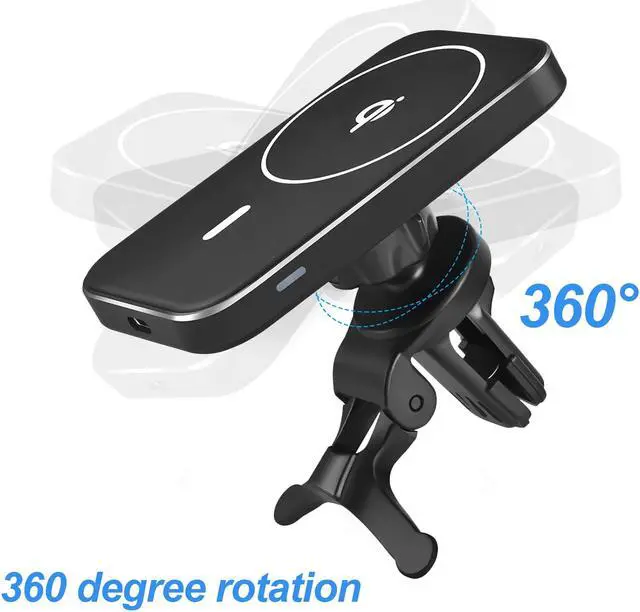 Alt view image 4 of 8 - 2021 New 15W MagSafe Magnetic Qi Wireless Car Fast Charger Holder For iPhone 12 12 Pro 12Pro Max 12mini