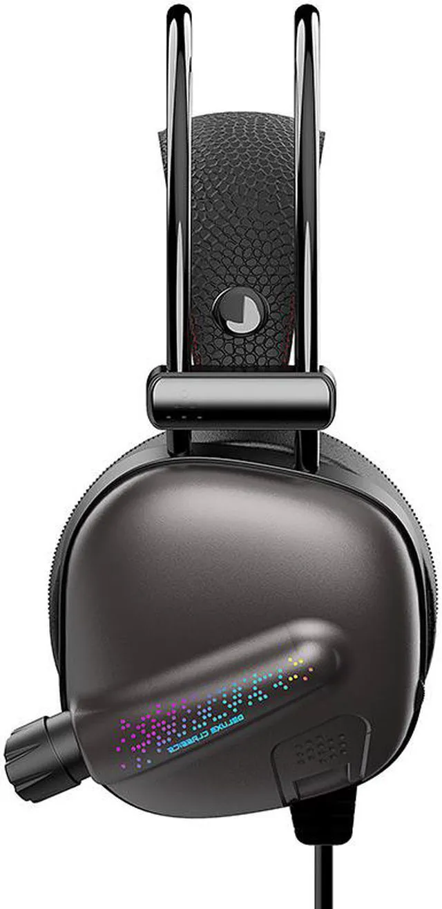 Alt view image 3 of 7 - USB 7.1 Channel Gaming Headset with Microphone Surround Sound Headphones Professional RGB Light Earphone for Laptop Desktop PC Computer Gamer(USB 2.0 Plug)