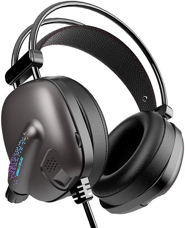 Alt view image 4 of 7 - USB 7.1 Channel Gaming Headset with Microphone Surround Sound Headphones Professional RGB Light Earphone for Laptop Desktop PC Computer Gamer(USB 2.0 Plug)